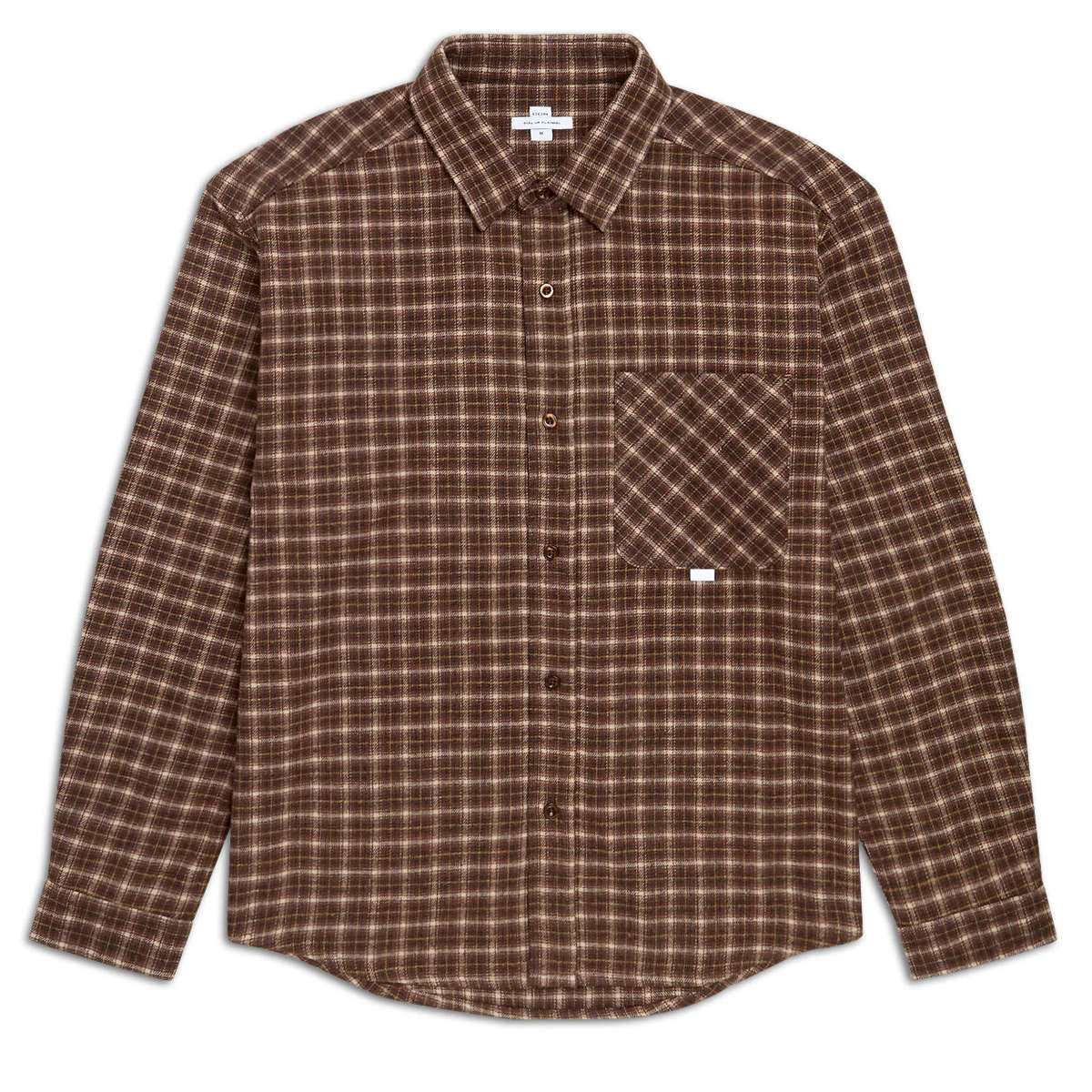 CCS Dial Up Flannel Shirt - Brown - Image 3