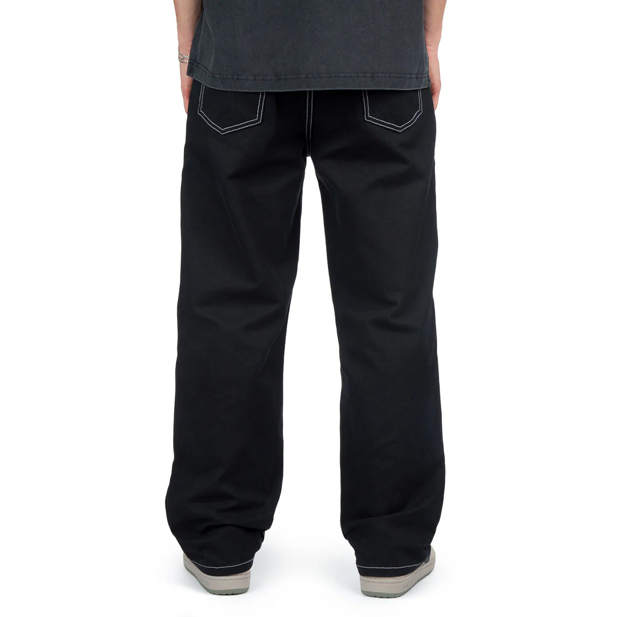 CCS Double Knee Original Relaxed Canvas Pants - Black/White - Image 4