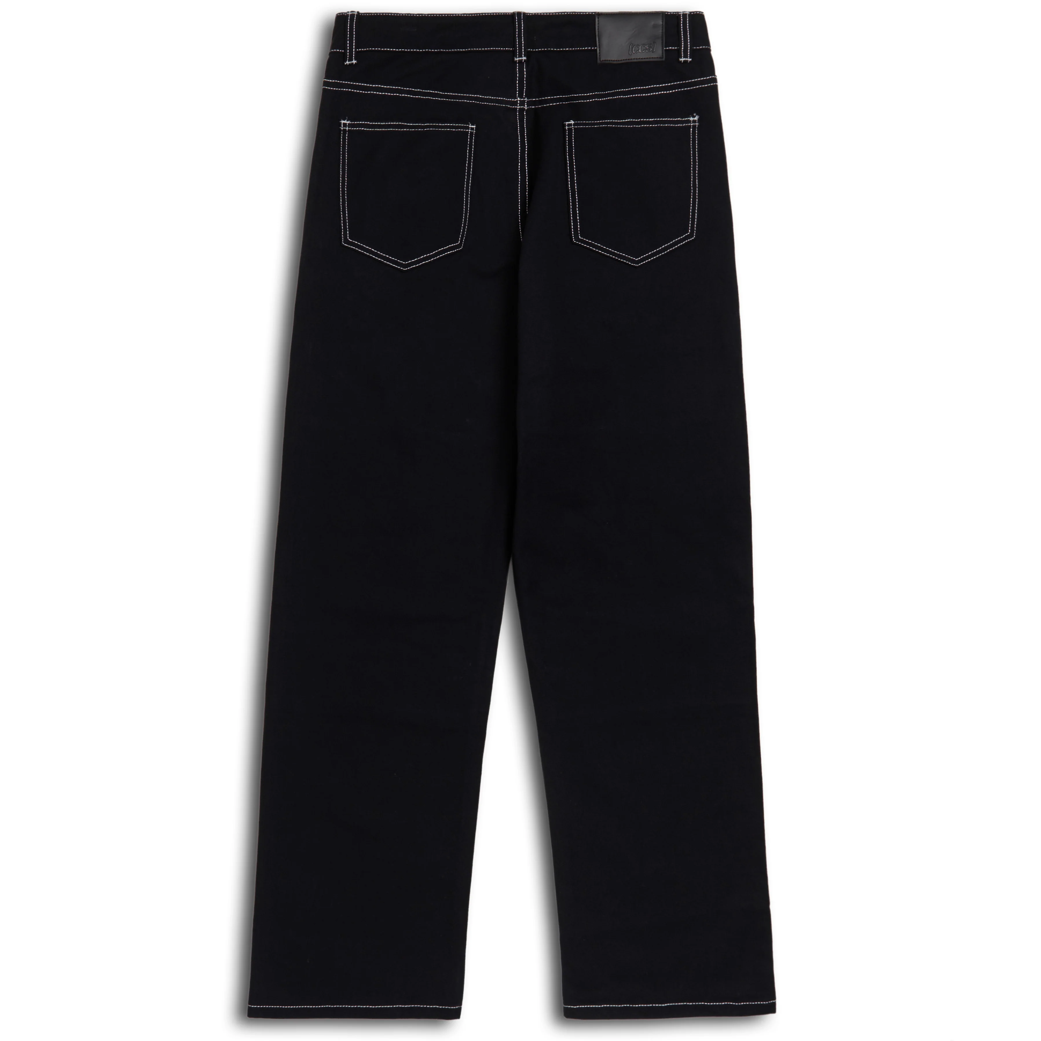 CCS Double Knee Original Relaxed Canvas Pants - Black/White - Image 5