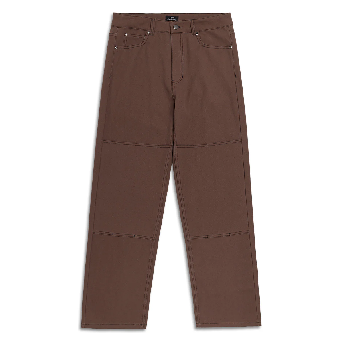 CCS Double Knee Original Relaxed Canvas Pants - Brown/Black - Image 2