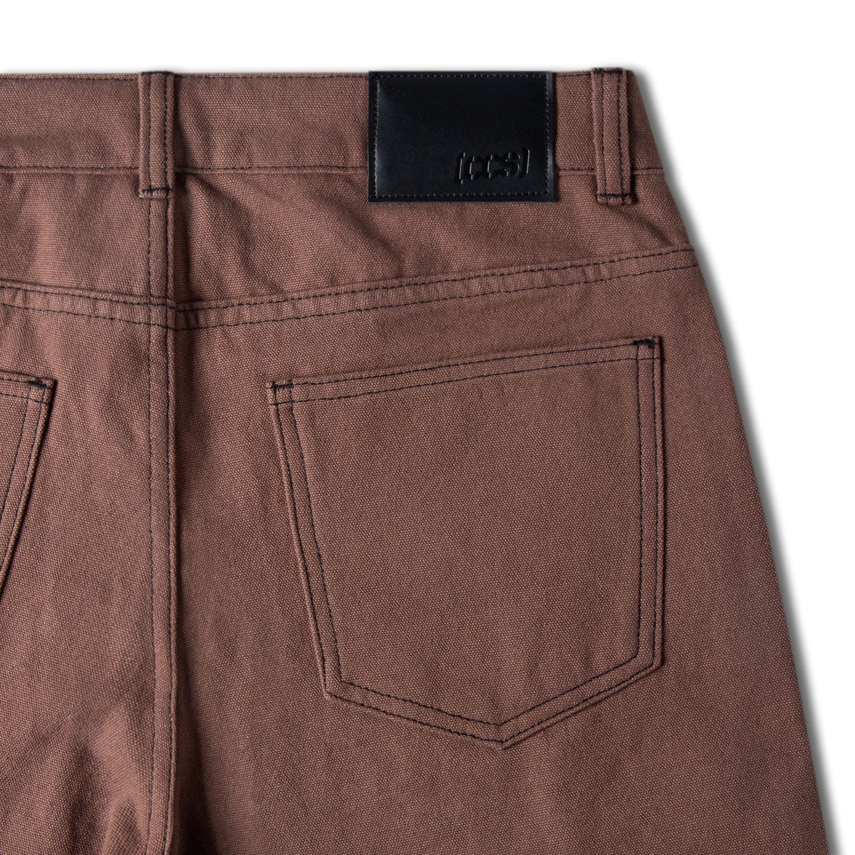 CCS Double Knee Original Relaxed Canvas Pants - Brown/Black - Image 7