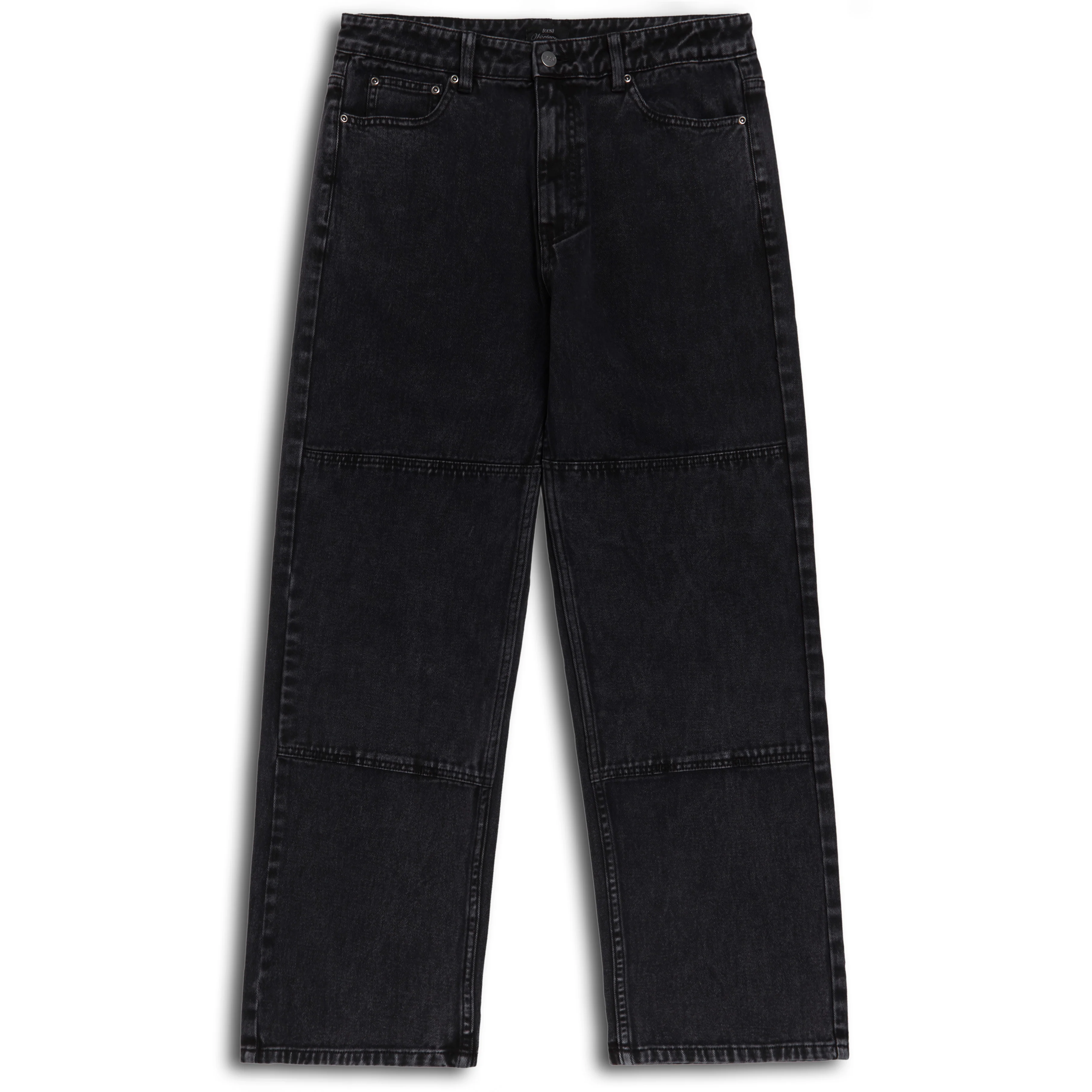CCS Double Knee Original Relaxed Denim Jeans - Acid Black - Image 3