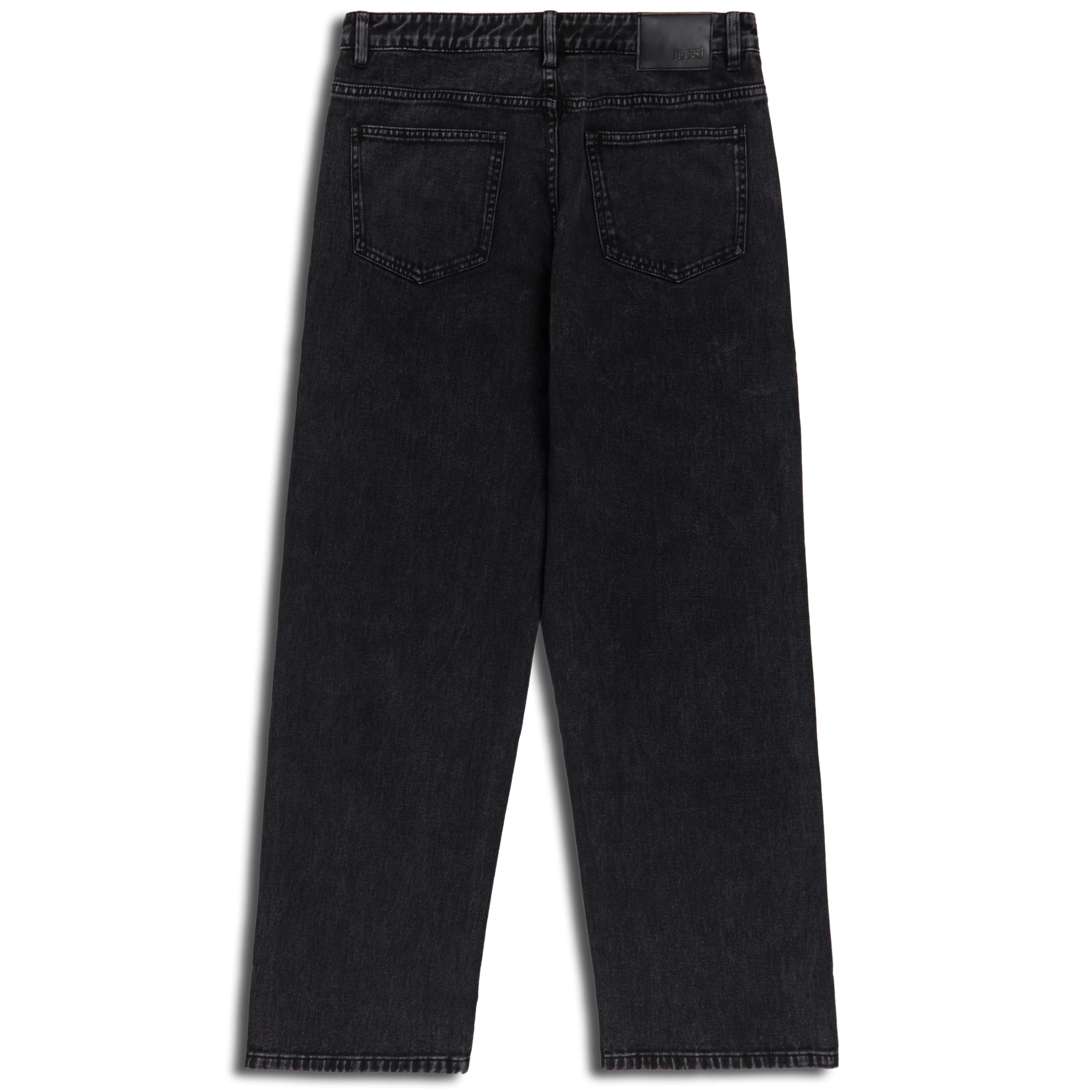 CCS Double Knee Original Relaxed Denim Jeans - Acid Black - Image 5