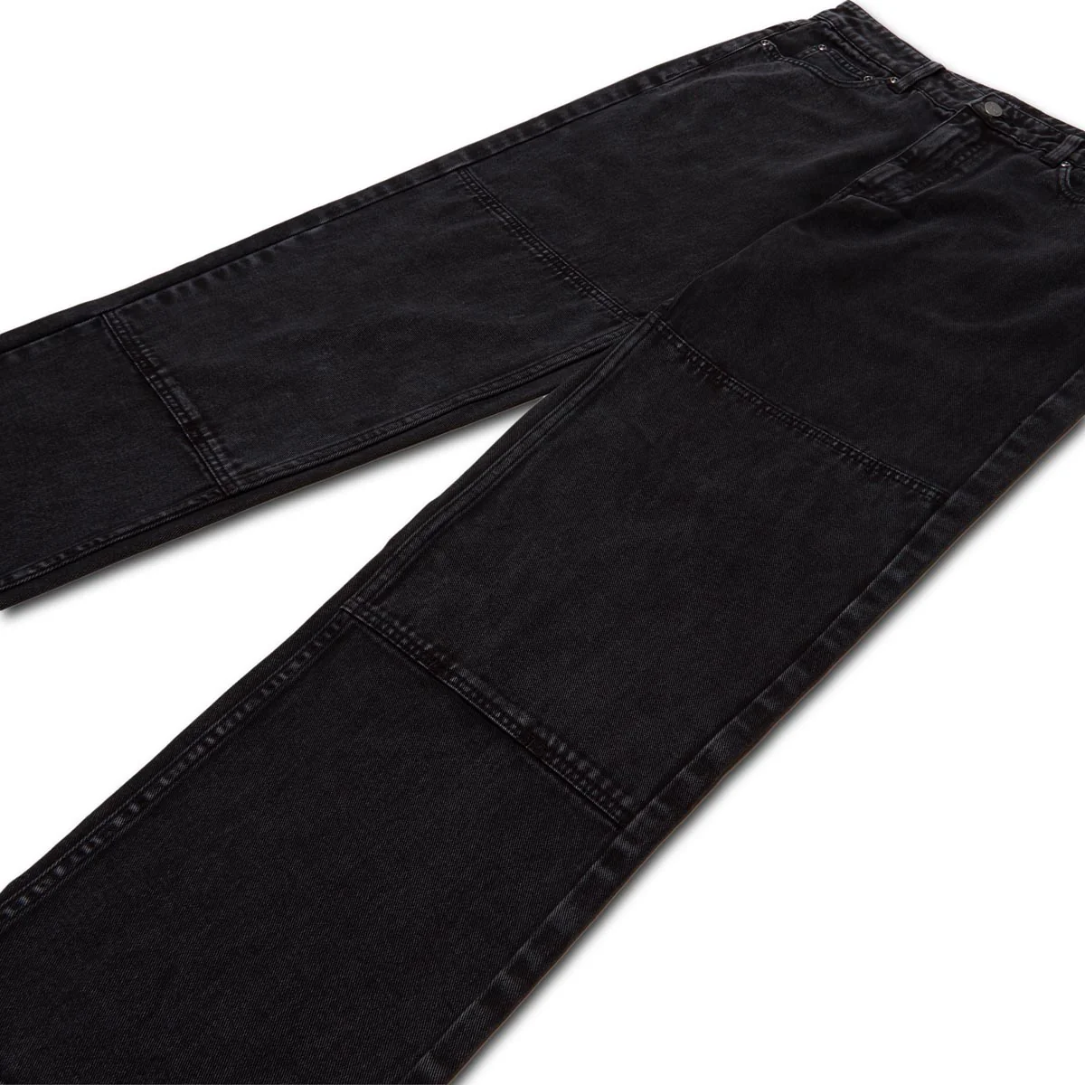 CCS Double Knee Original Relaxed Denim Jeans - Acid Black - Image 9