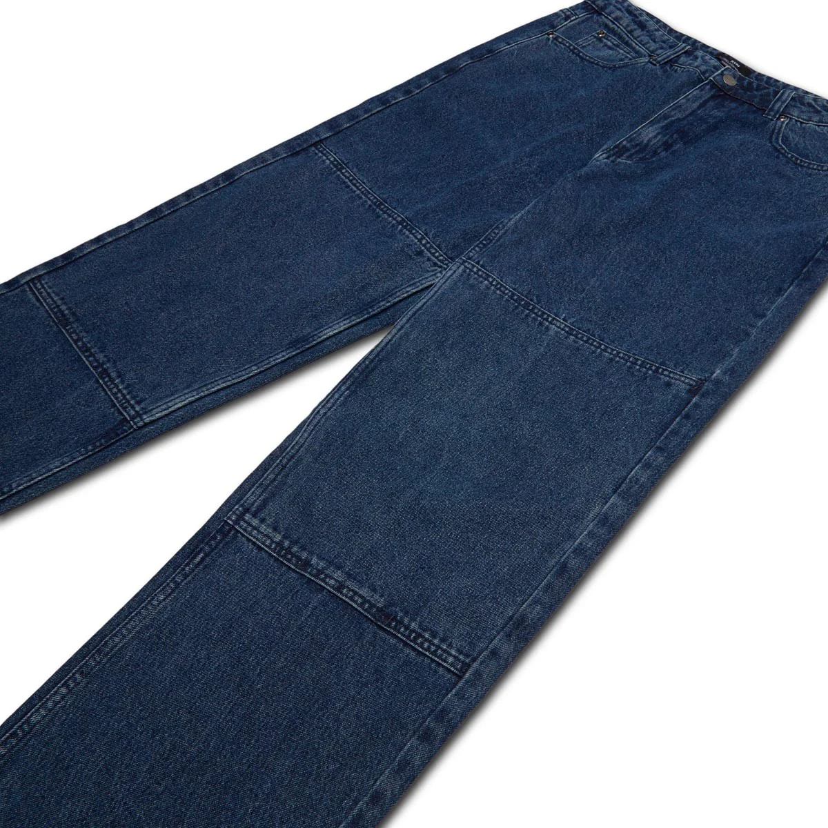 CCS Double Knee Original Relaxed Denim Jeans - True Blue - Image 7