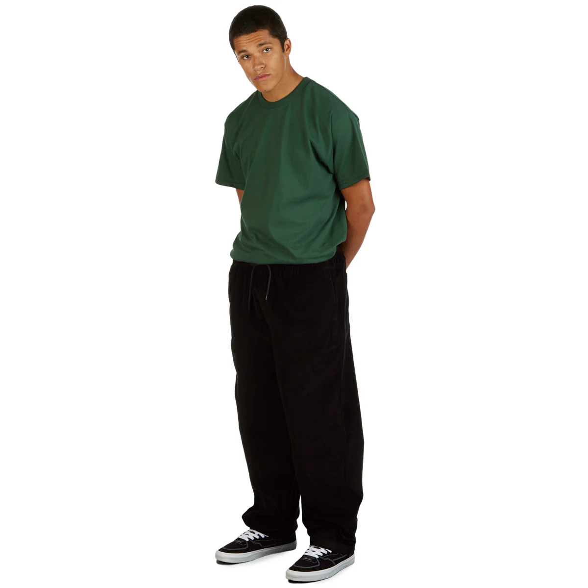 CCS Easy Corduroy Pants - Black - Image 3