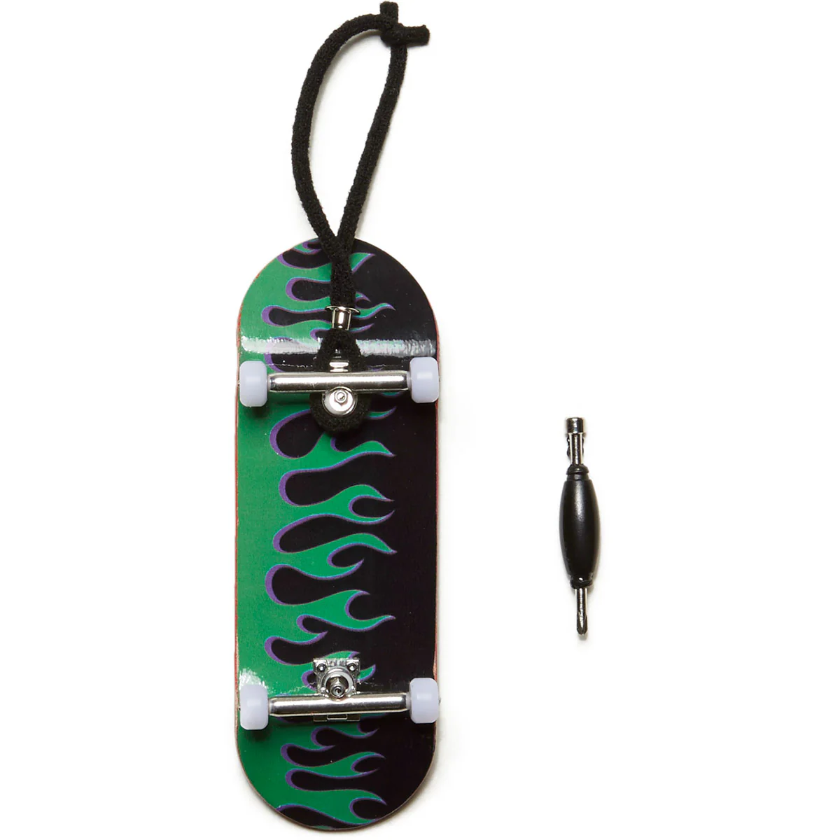 CCS Flames Fingerboard - Black/Green - Image 2