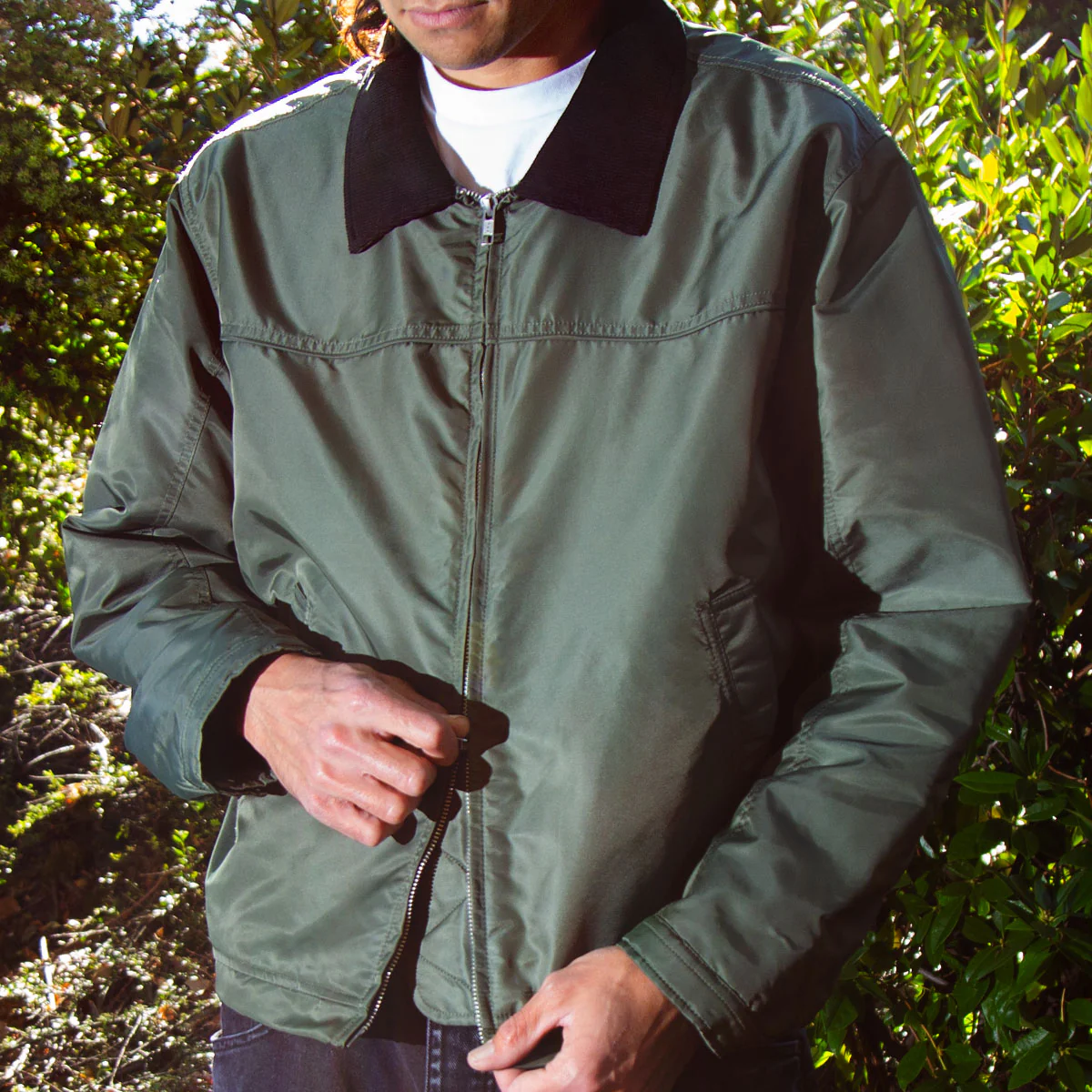 CCS Flight Cruise Nylon Jacket - Green - Image 2