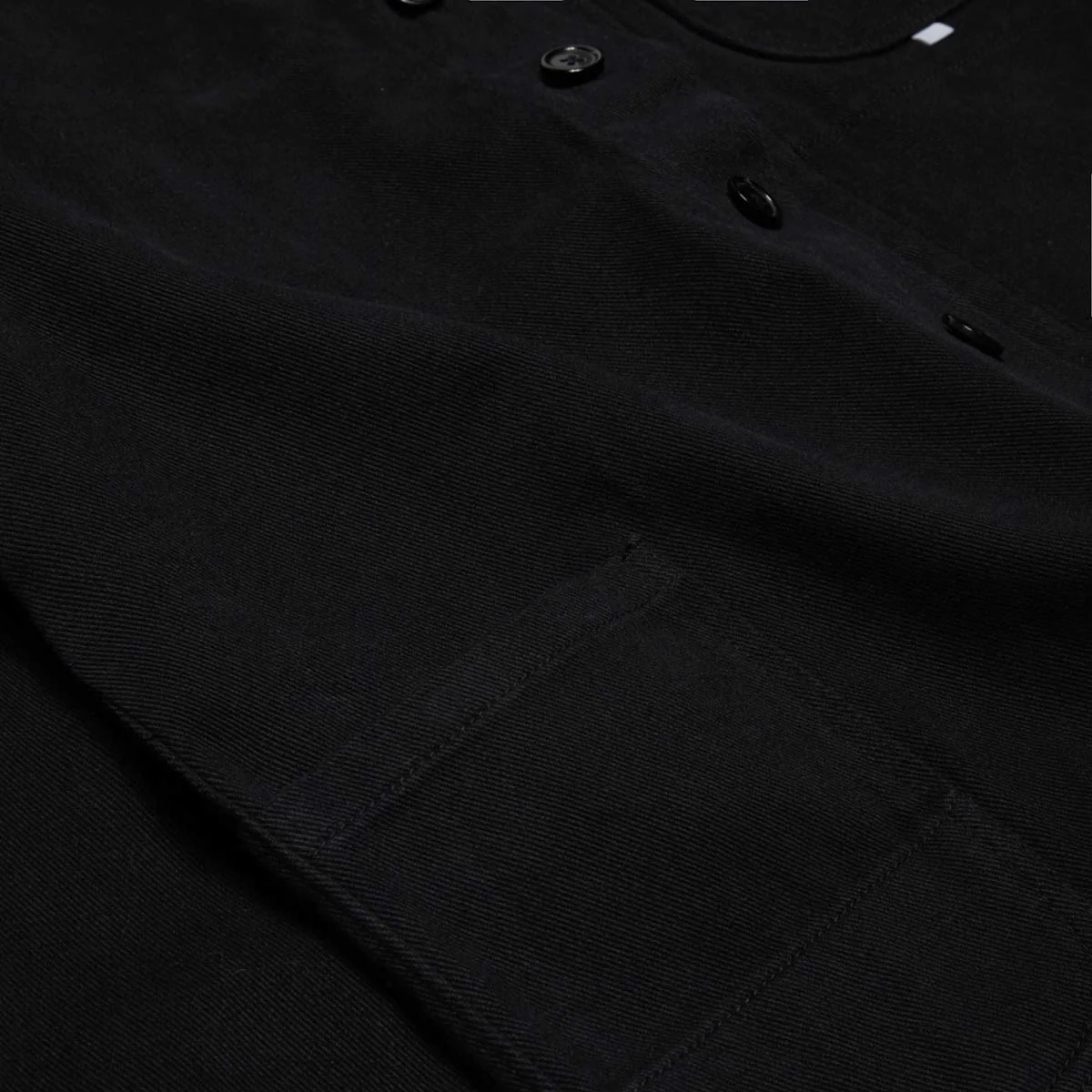 CCS French Cropped Chore Jacket - Black - Image 10