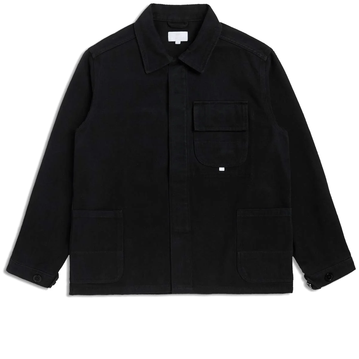 CCS French Cropped Chore Jacket - Black - Image 2