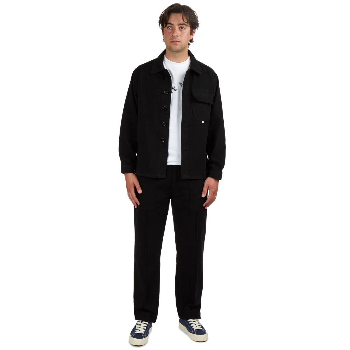 CCS French Surplus Chore Pants - Black - Image 3