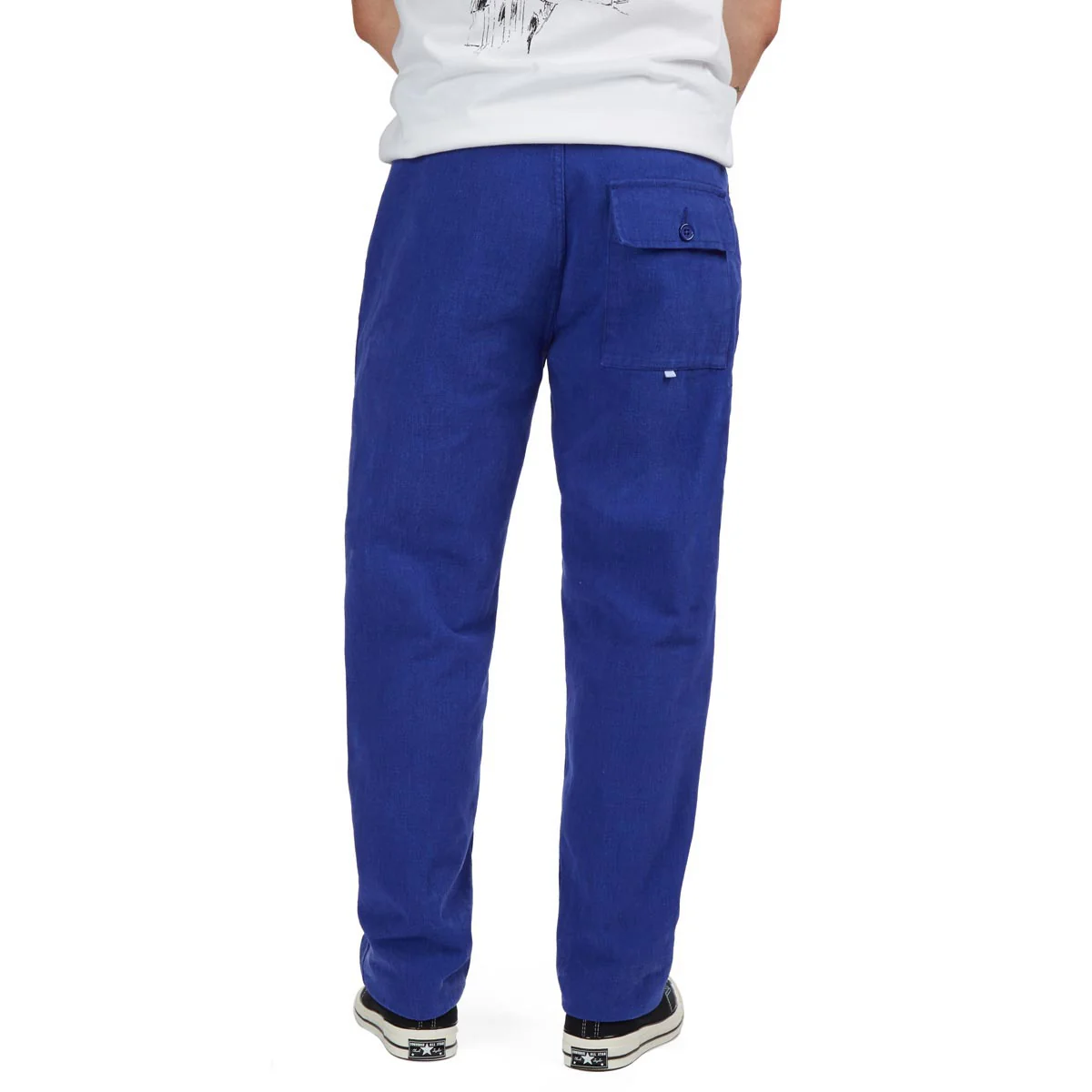 CCS French Surplus Chore Pants - Blue - Image 5