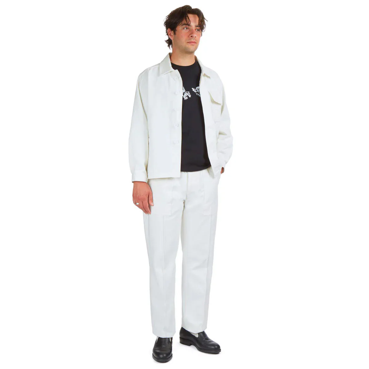 CCS French Surplus Chore Pants - White - Image 3