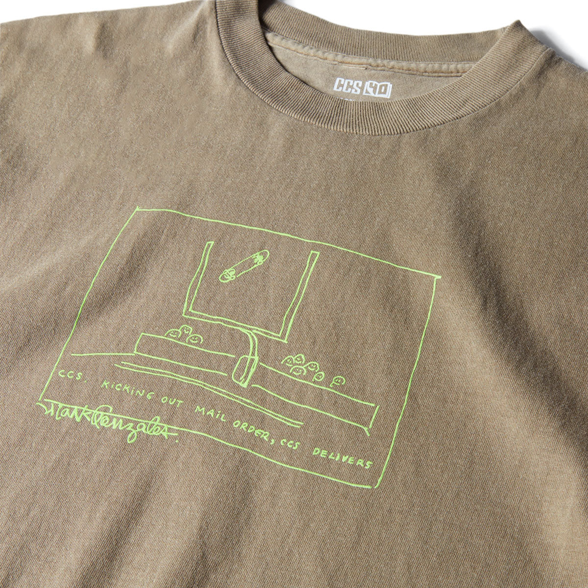 CCS Gonz 2001 Reissue T-Shirt - Faded Brown - Image 3