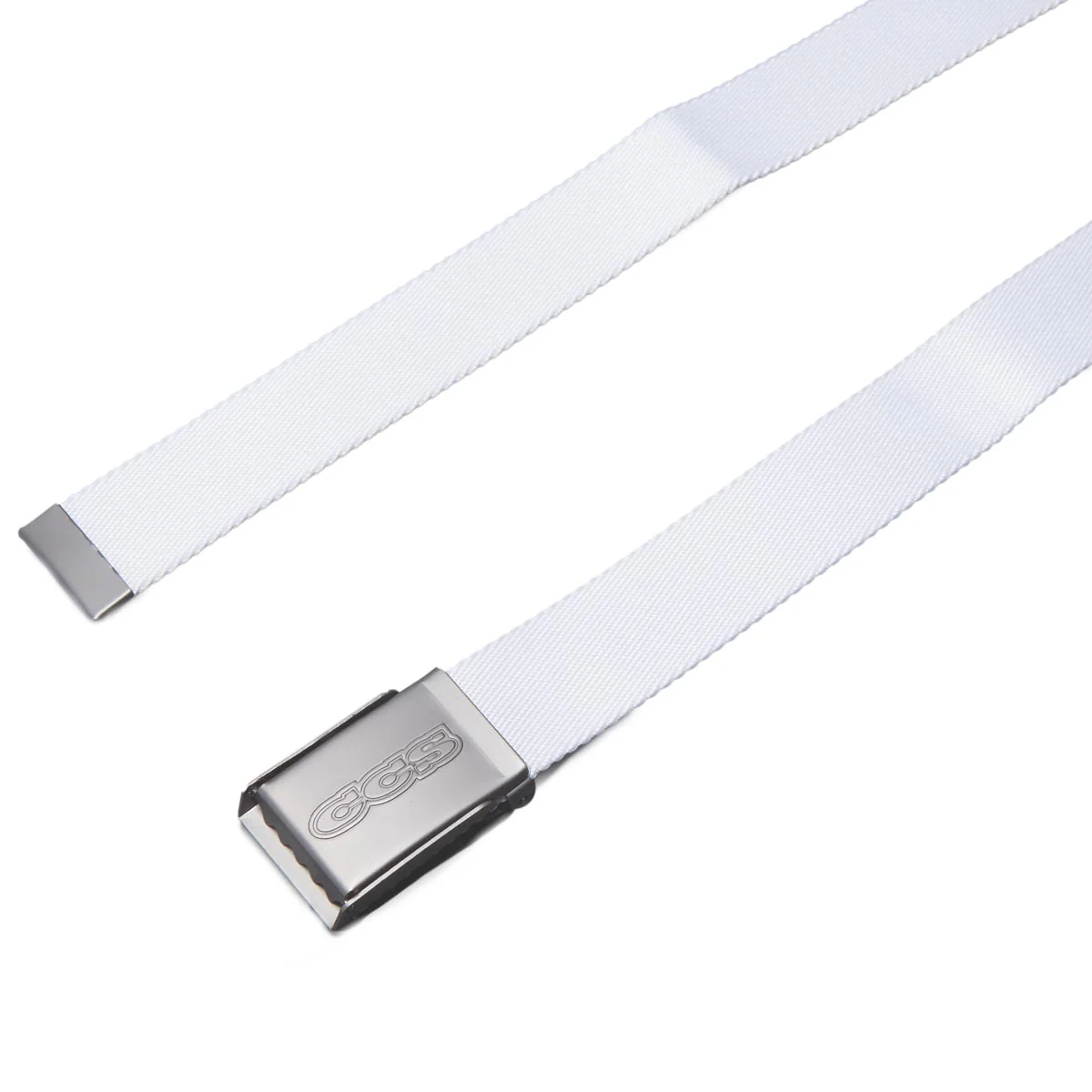 CCS Gunmetal 96 Logo Web Belt - White - Image 2