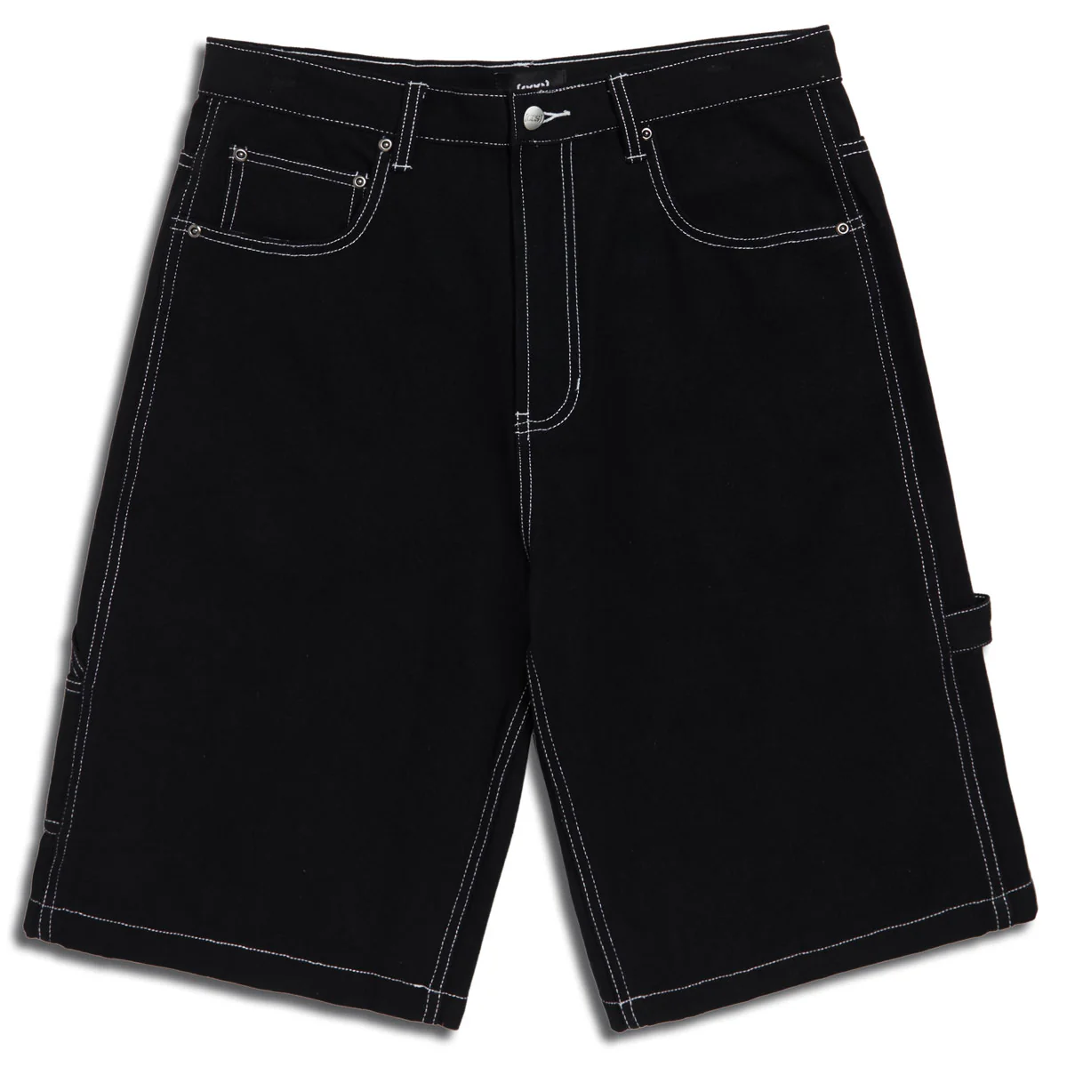 CCS Hammer Loop Canvas Shorts - Black/White - Image 2