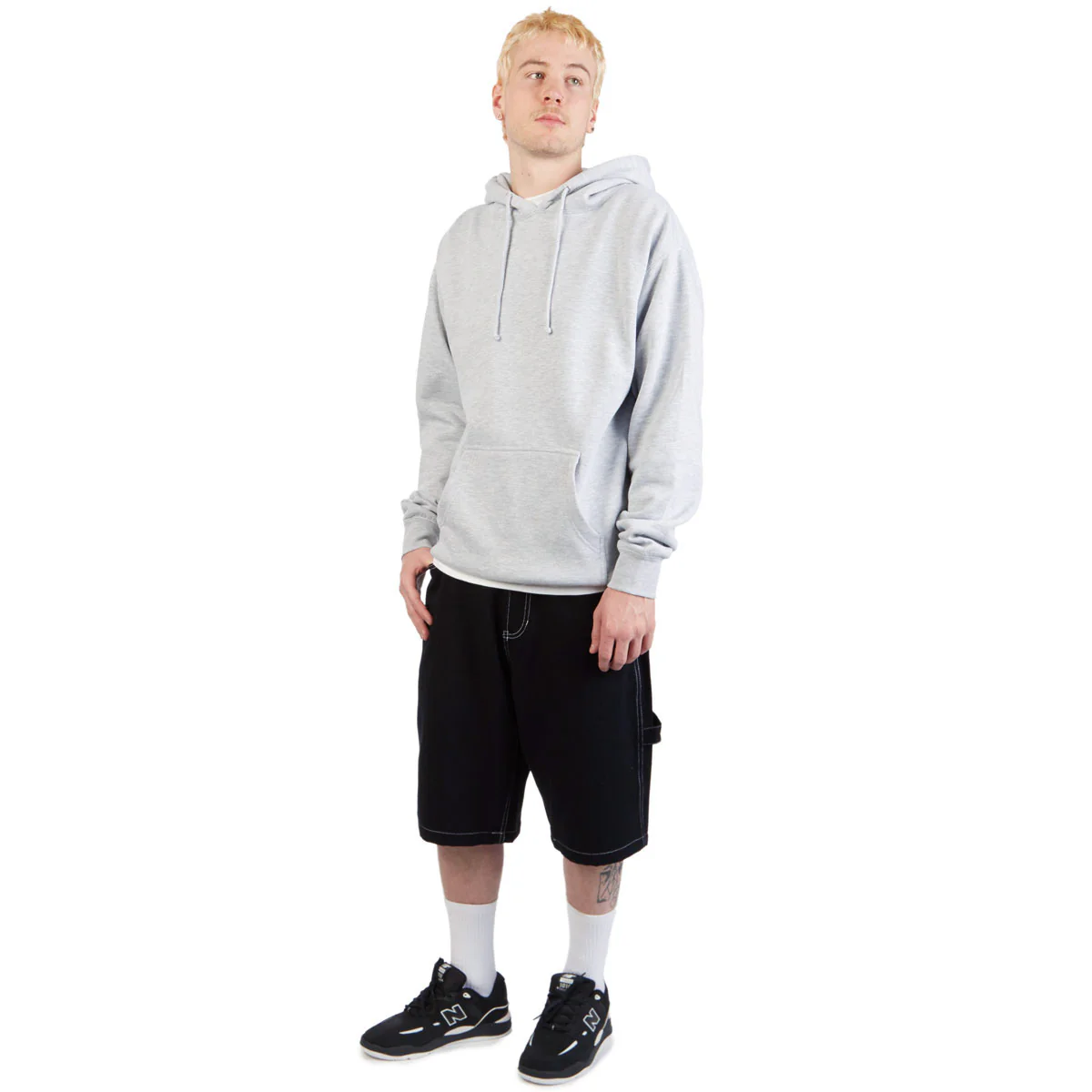 CCS Hammer Loop Canvas Shorts - Black/White - Image 3
