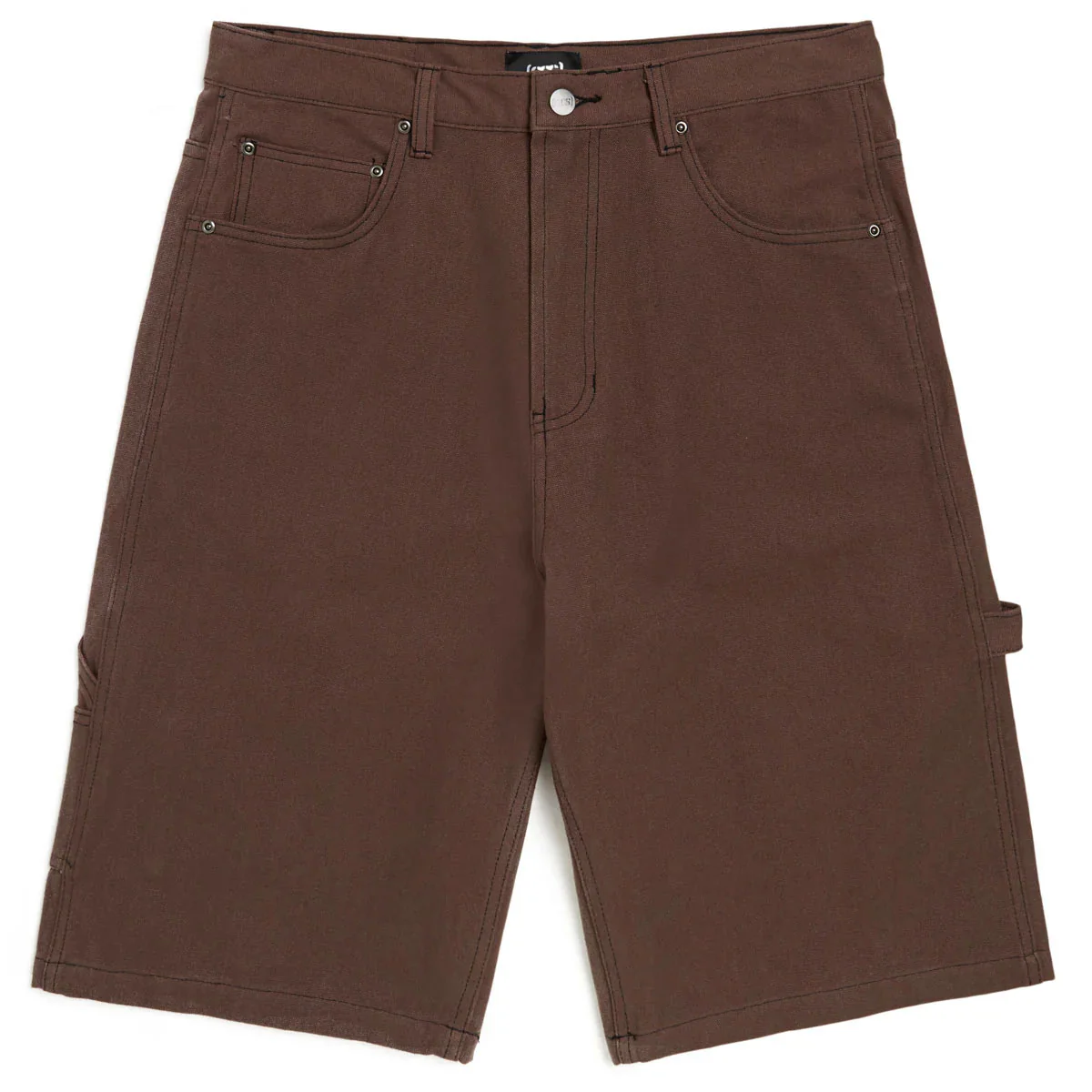 CCS Hammer Loop Canvas Shorts - Brown/Black - Image 2