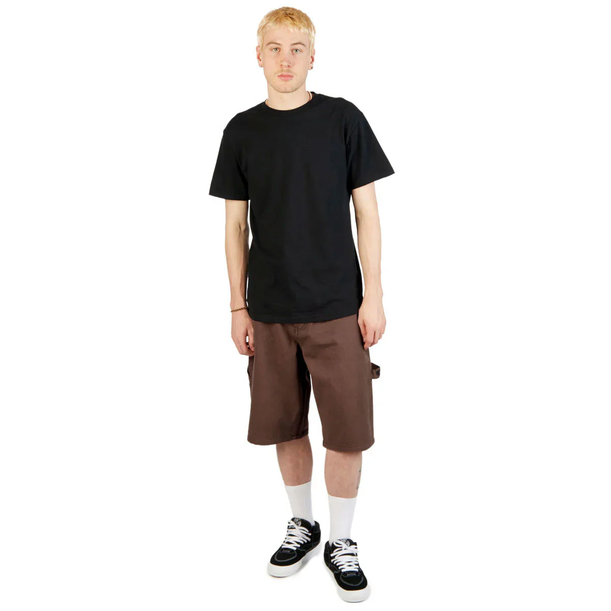 CCS Hammer Loop Canvas Shorts - Brown/Black - Image 3