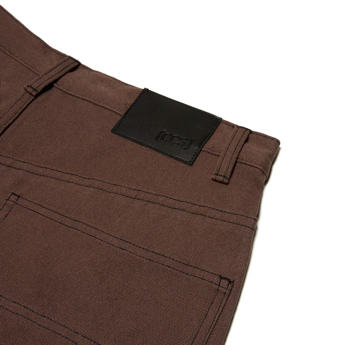 CCS Hammer Loop Canvas Shorts - Brown/Black - Image 8