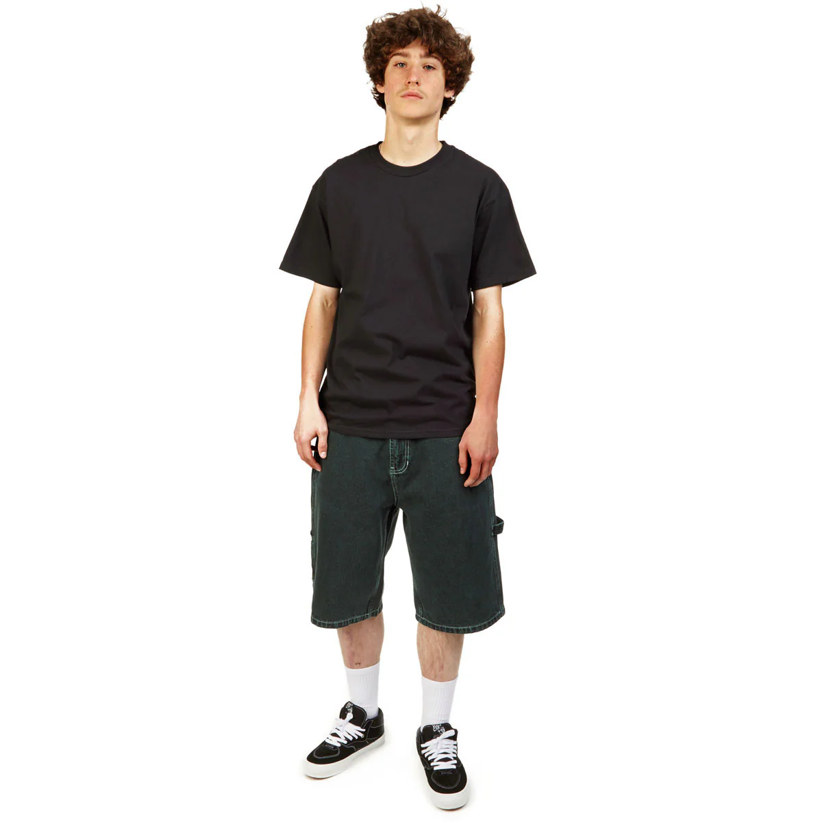 CCS Hammer Loop Jean Shorts - Acid Green - Image 3