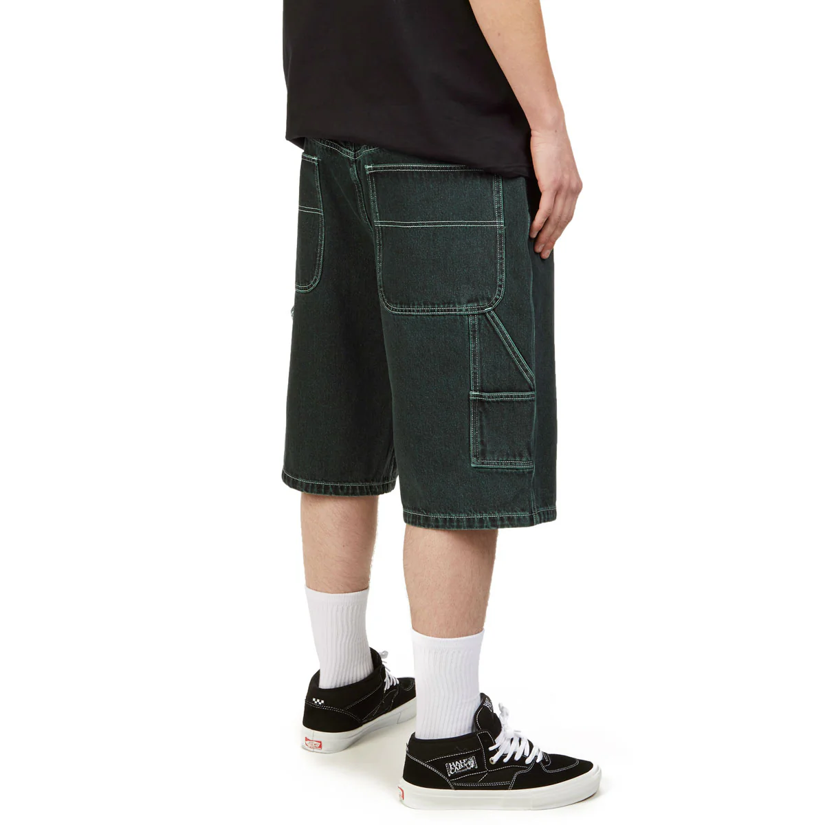 CCS Hammer Loop Jean Shorts - Acid Green - Image 5