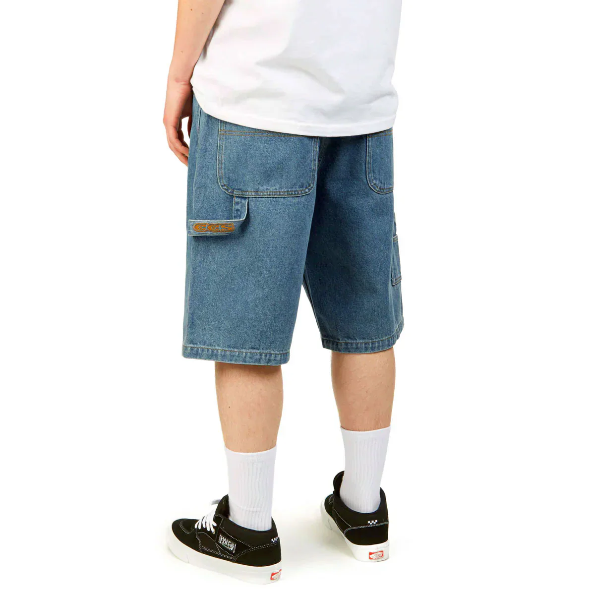 CCS Hammer Loop Jean Shorts - Medium Wash - Image 4