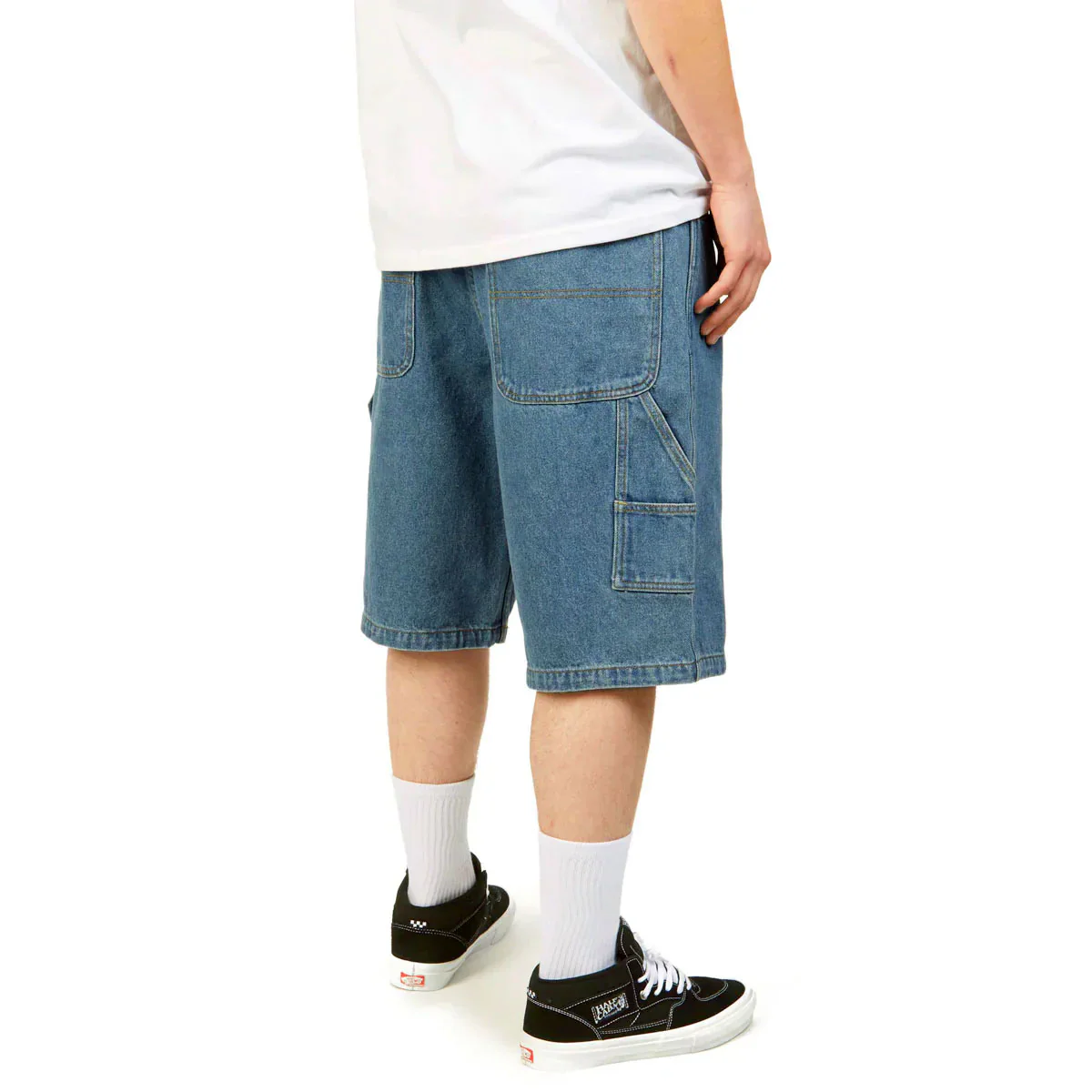 CCS Hammer Loop Jean Shorts - Medium Wash - Image 5
