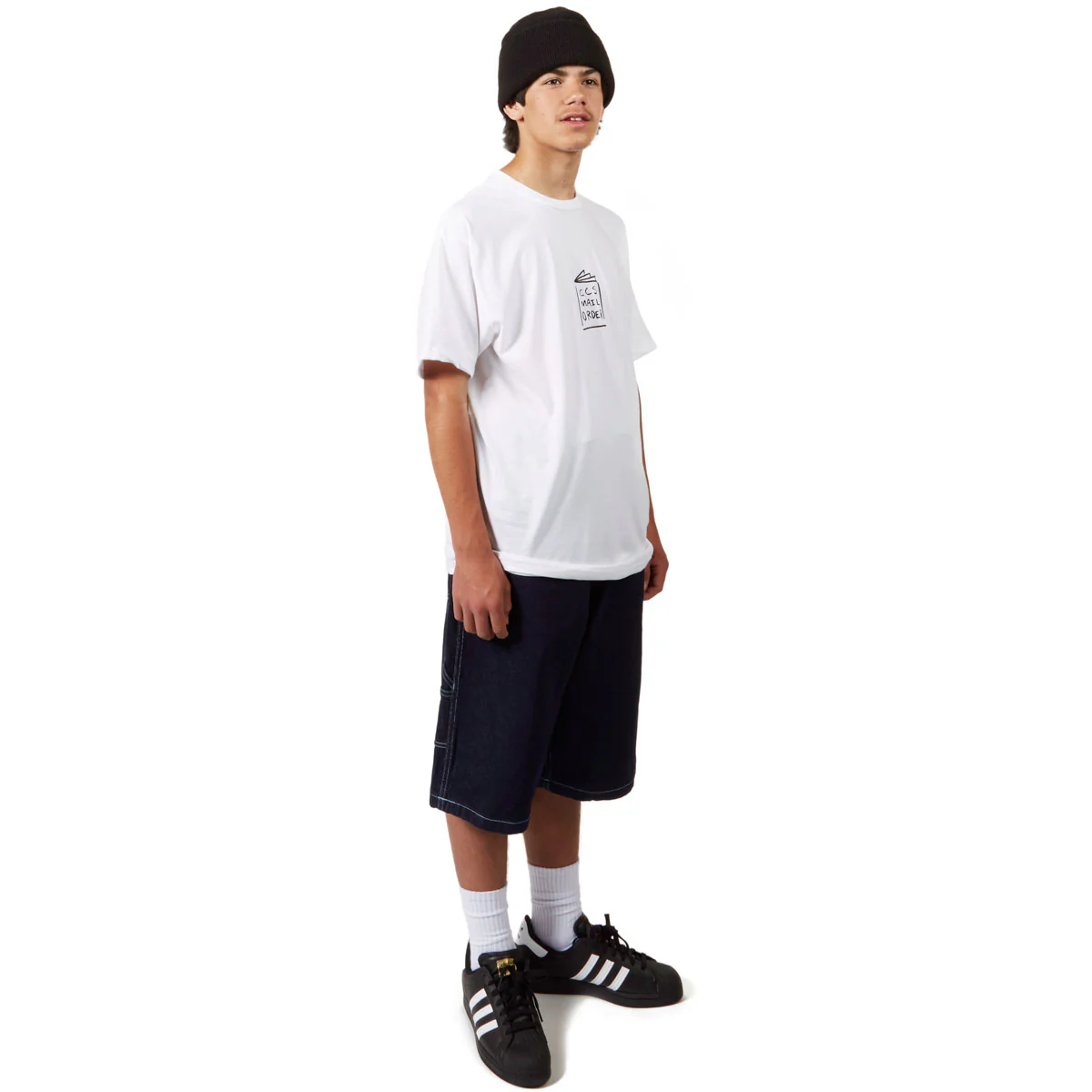 CCS Hammer Loop Jean Shorts - Overdyed Navy - Image 3