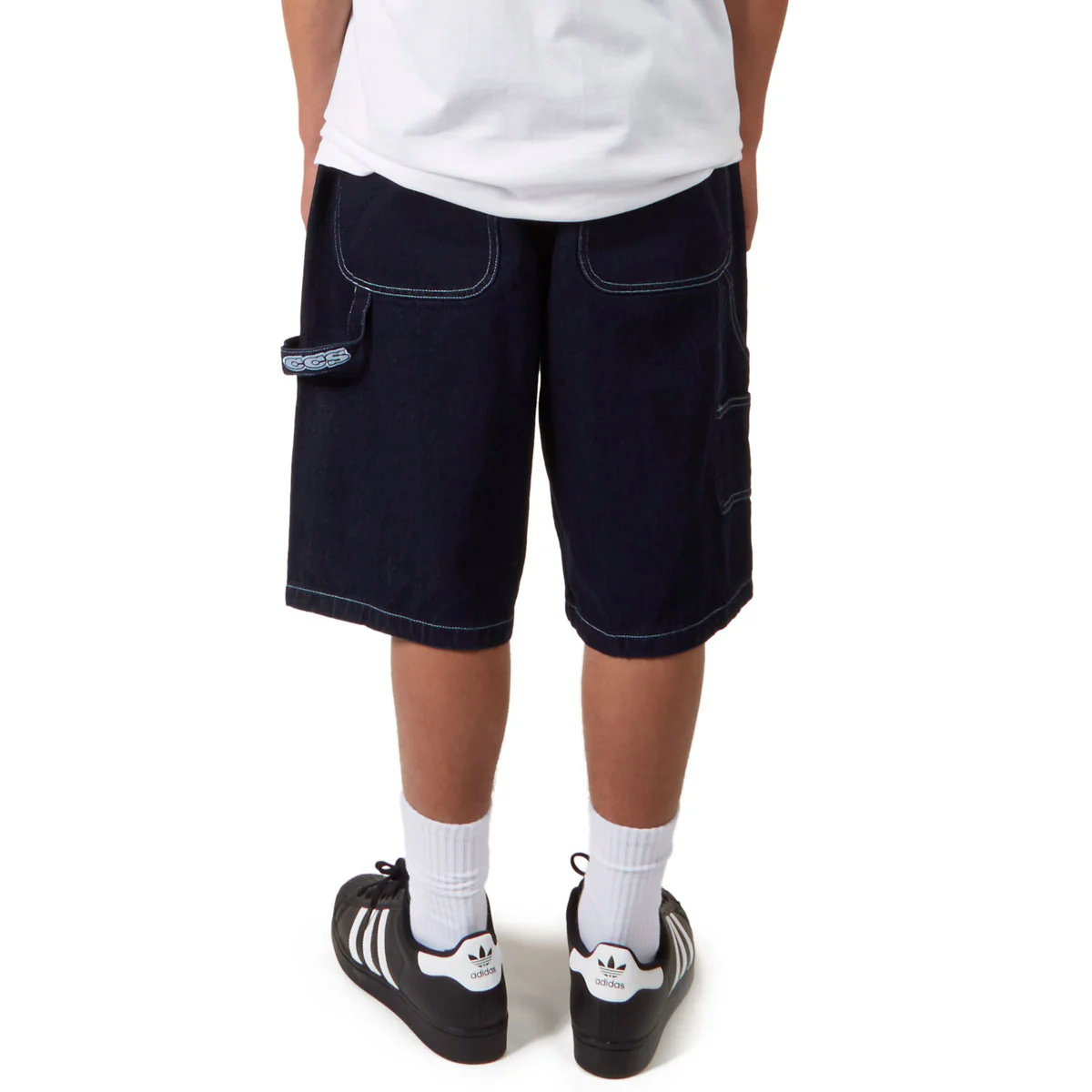 CCS Hammer Loop Jean Shorts - Overdyed Navy - Image 5