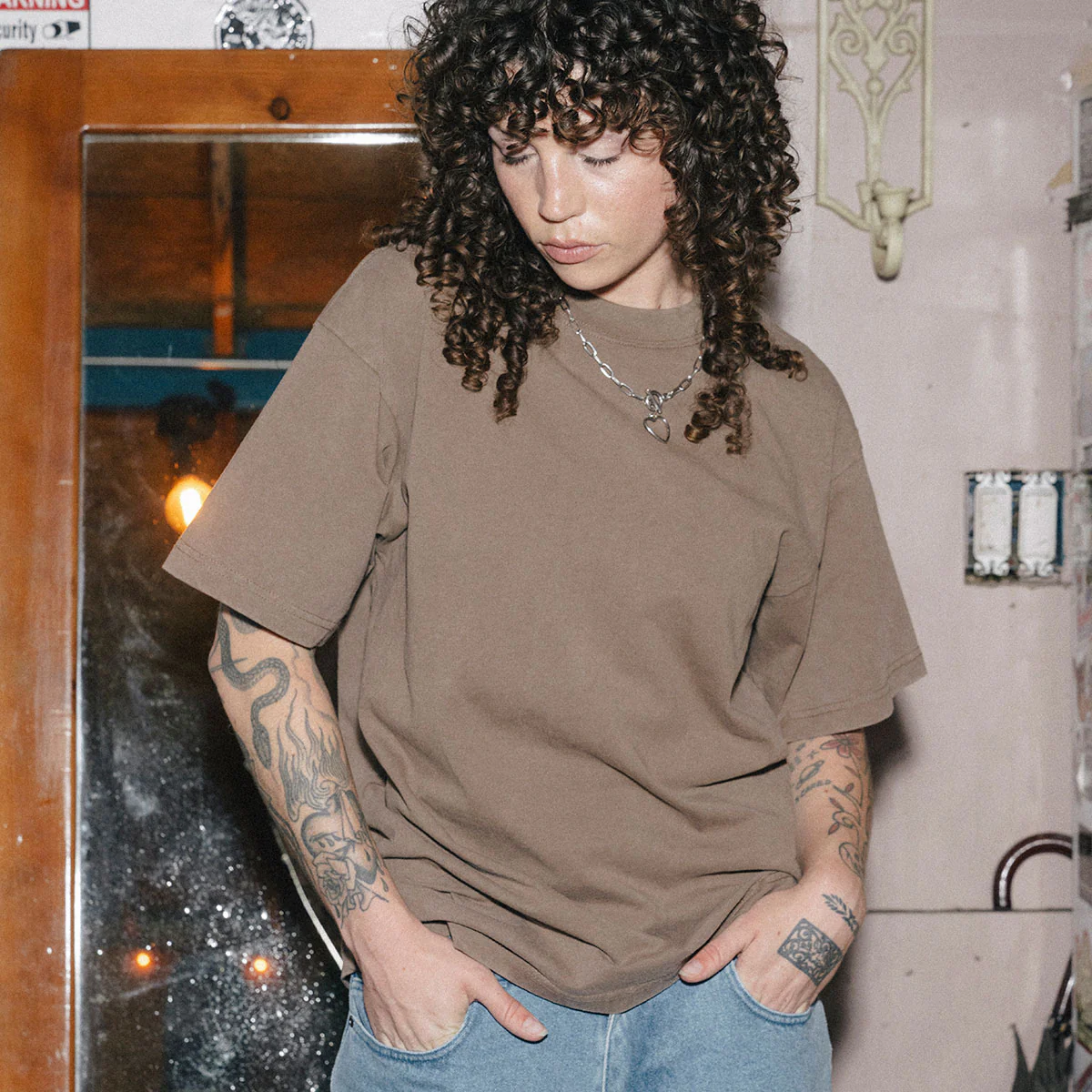 CCS Heavier T-Shirt - Vintage Brown - Image 2