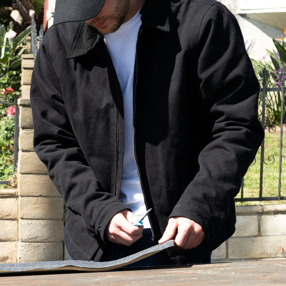 CCS Heavy Canvas Insulated Work Jacket - Black - Image 2