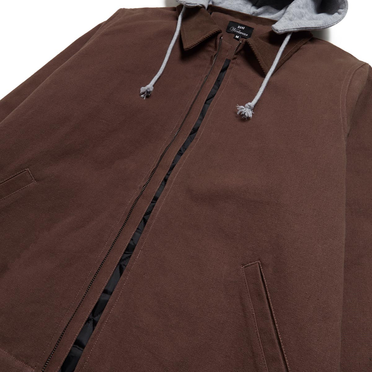 CCS Heavy Canvas Insulated Work Jacket - Brown - Image 8