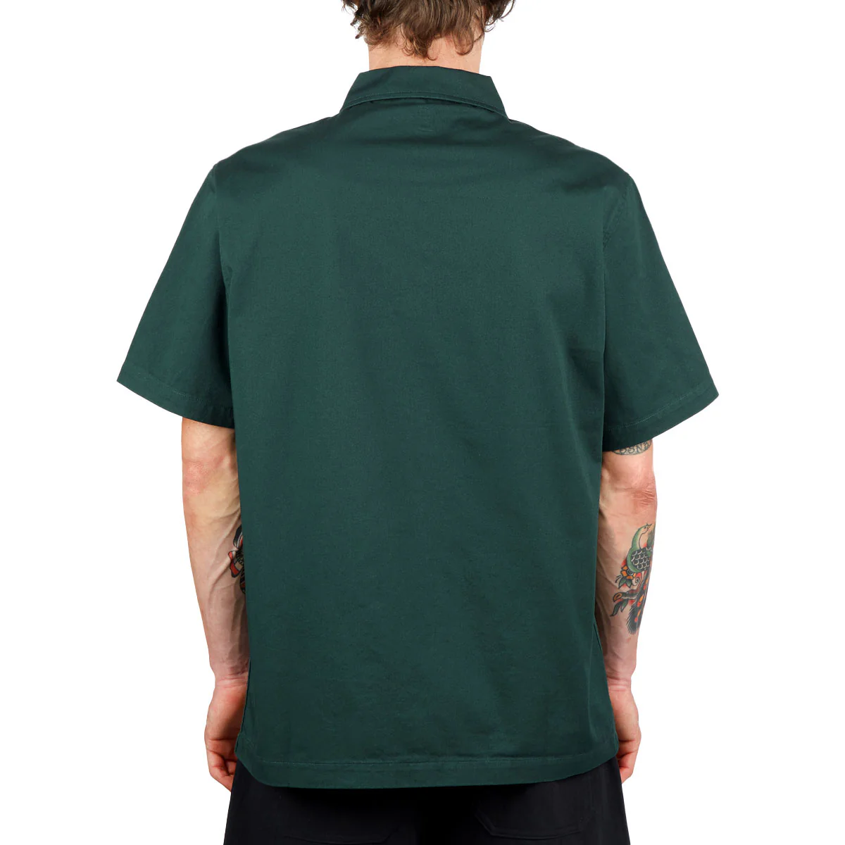 CCS Heavy Cotton Work Shirt - Hunter Green - Image 4