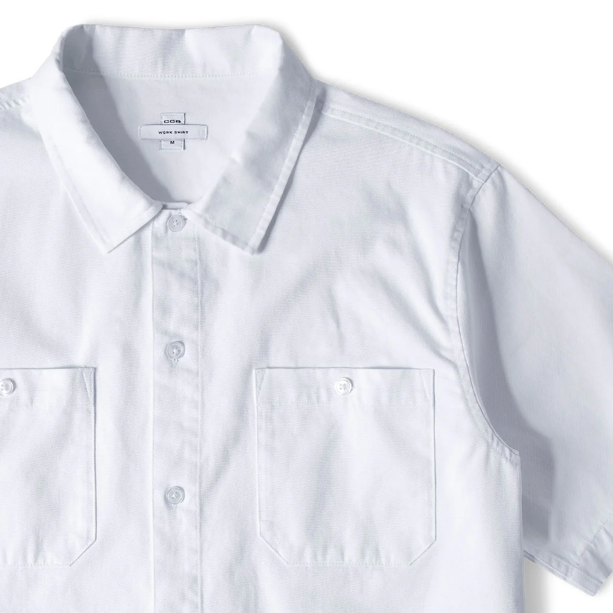 CCS Heavy Cotton Work Shirt - White - Image 6