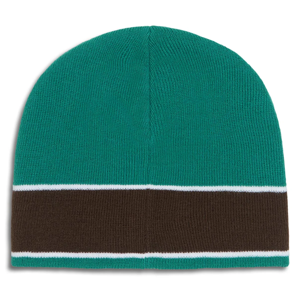 CCS Icon Skully Beanie - Green/Brown - Image 3