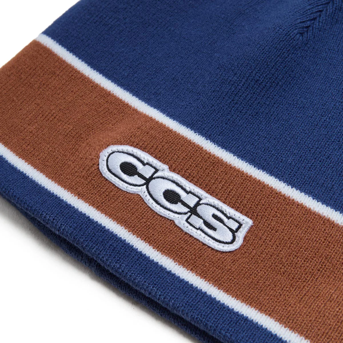 CCS Icon Skully Beanie - Navy/Rust - Image 3