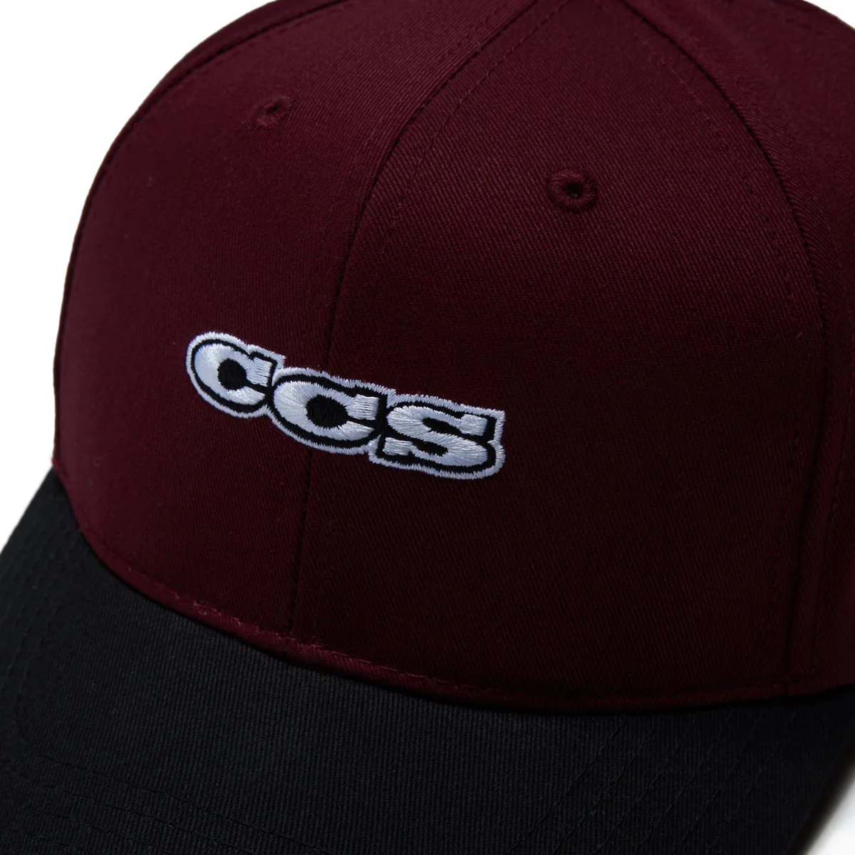 CCS Icon Snapback Hat - Maroon/Black - Image 3