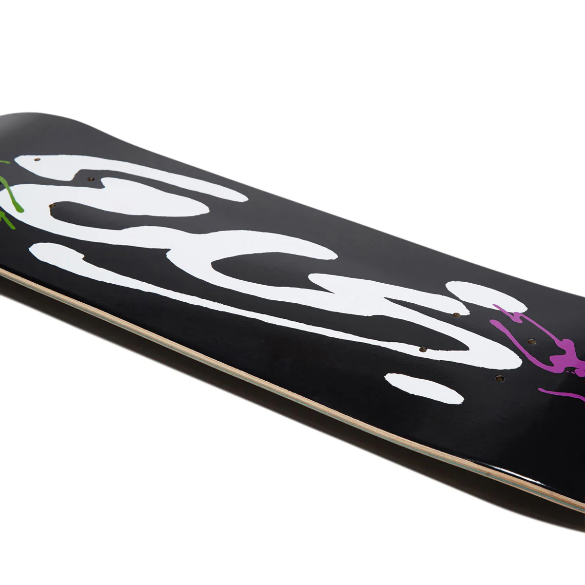 CCS Ink Blot Logo Mini Skateboard Deck - Black - Image 2