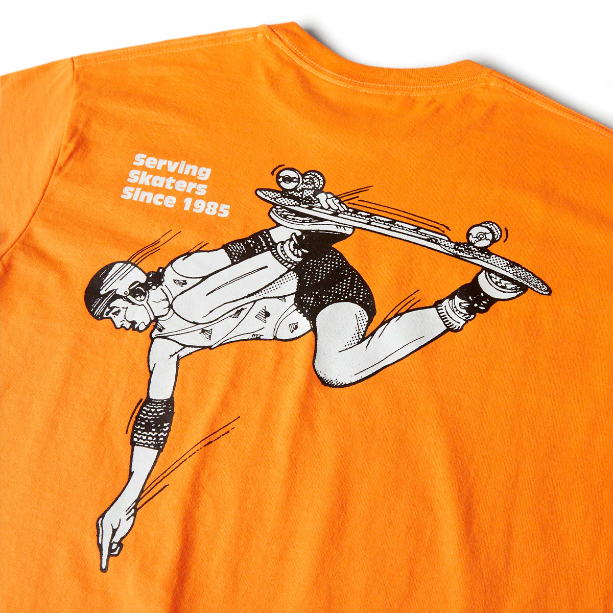 CCS June 1985 Ad T-Shirt - Orange/White - Image 4