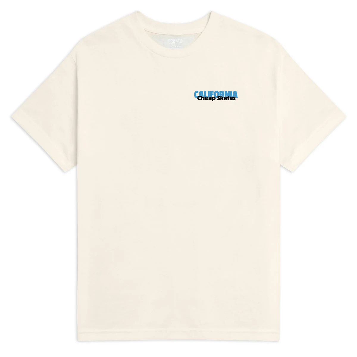 CCS June 1985 Ad T-Shirt - Vintage White/Blue - Image 3