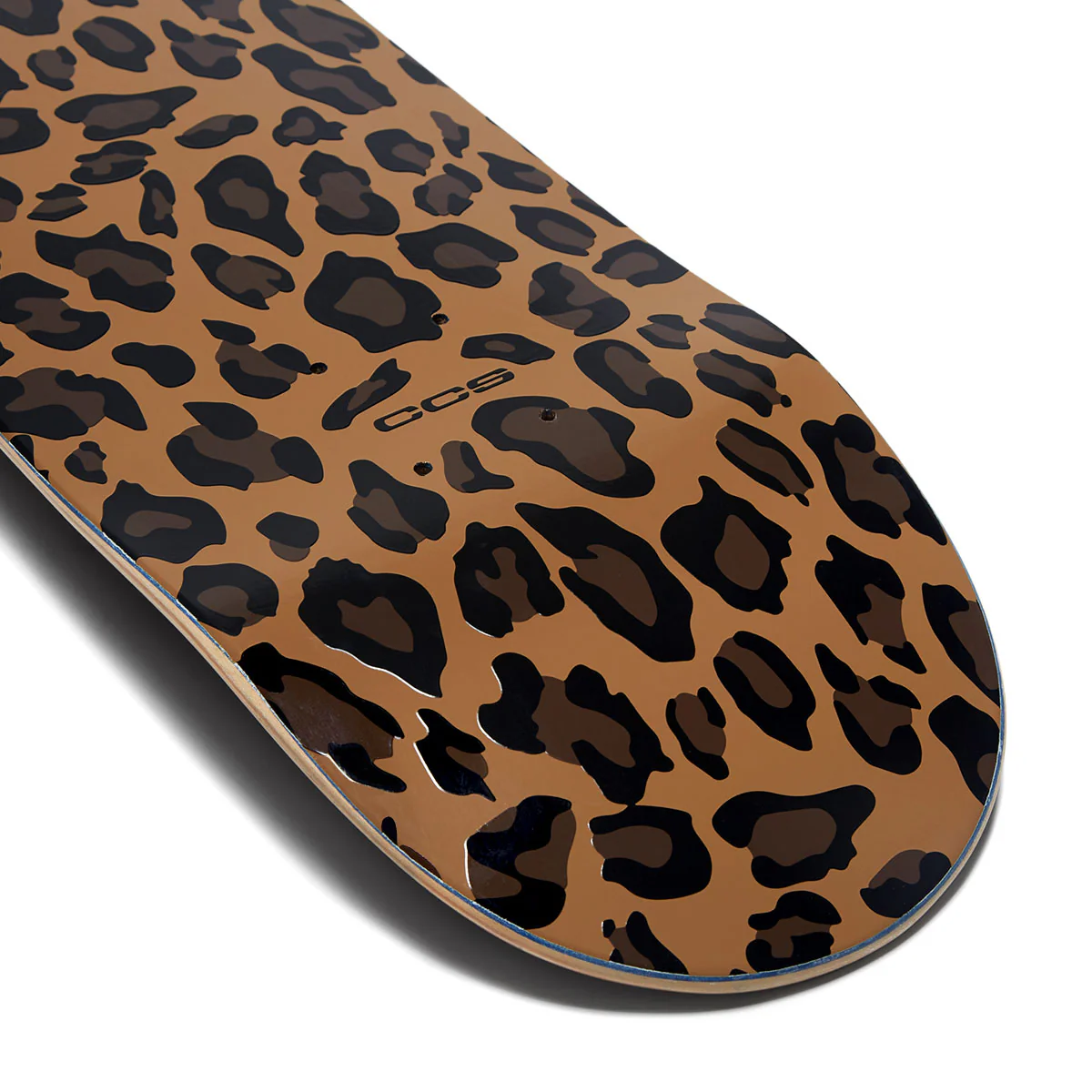 CCS Leopard Embossed Skateboard Complete - Brown - Image 3