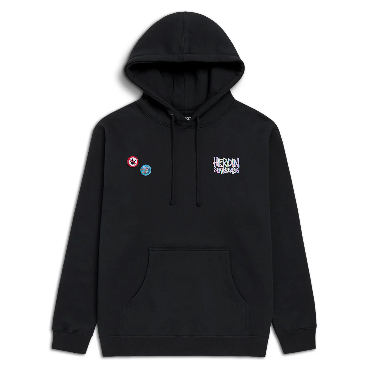CCS Live x Heroin 420 Egg Hoodie - Black - Image 2
