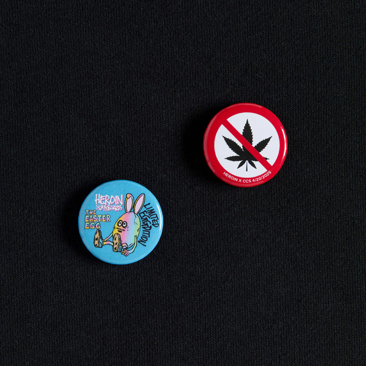 CCS Live x Heroin 420 Egg Hoodie - Black - Image 5