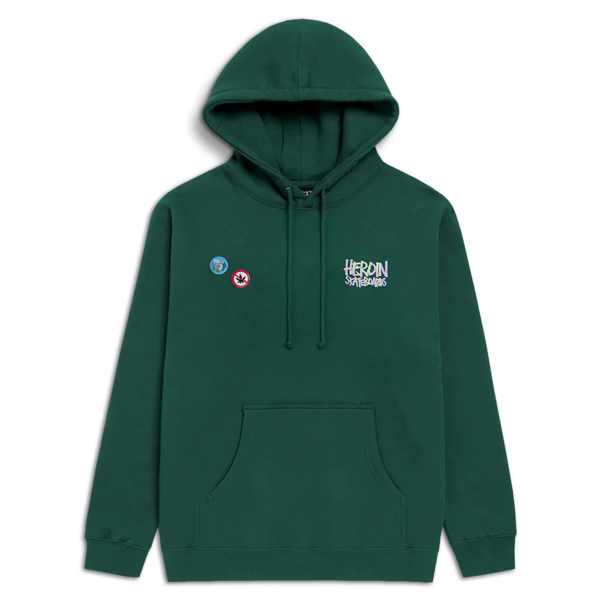 CCS Live x Heroin 420 Egg Hoodie - Green - Image 2