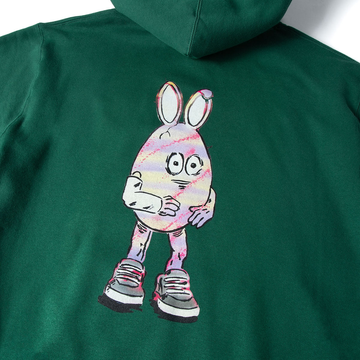 CCS Live x Heroin 420 Egg Hoodie - Green - Image 4