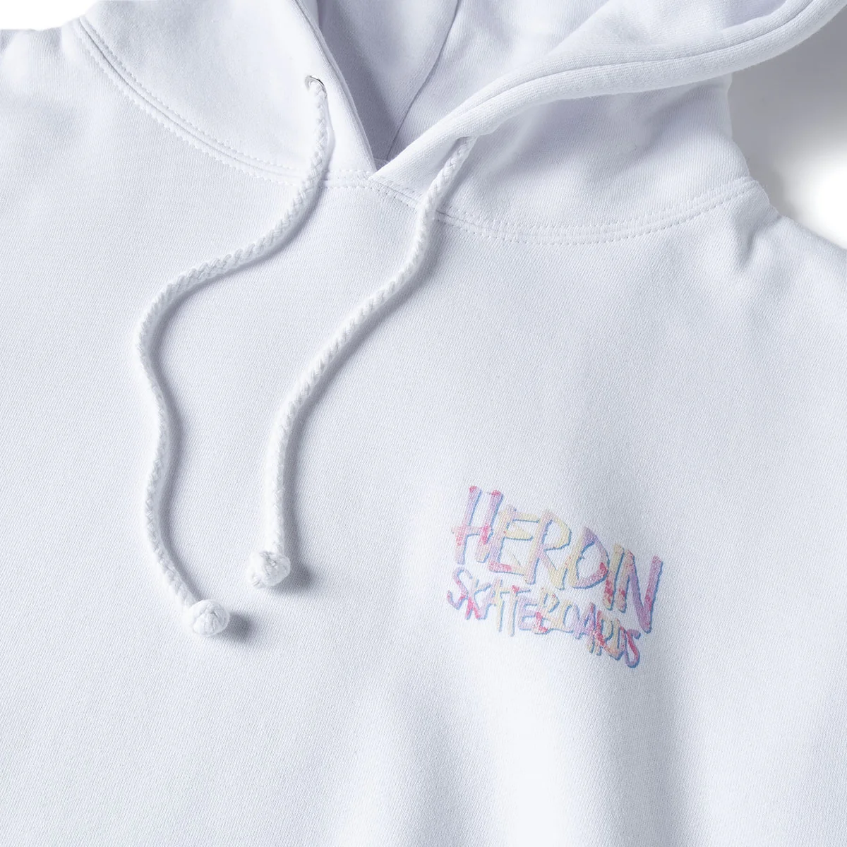 CCS Live x Heroin 420 Egg Hoodie - White - Image 3