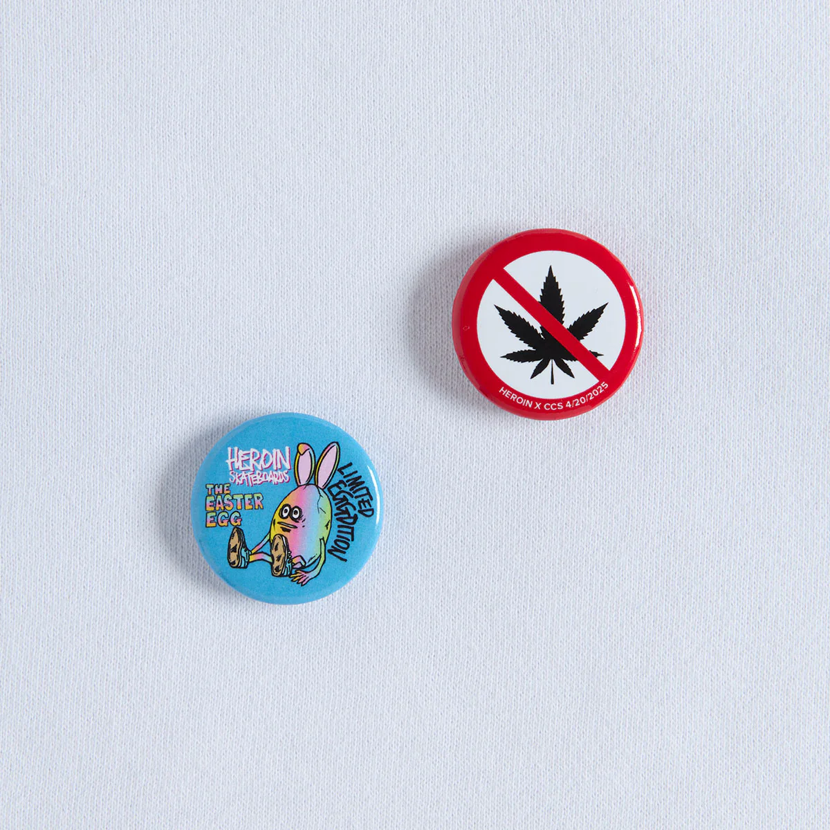 CCS Live x Heroin 420 Egg Hoodie - White - Image 5