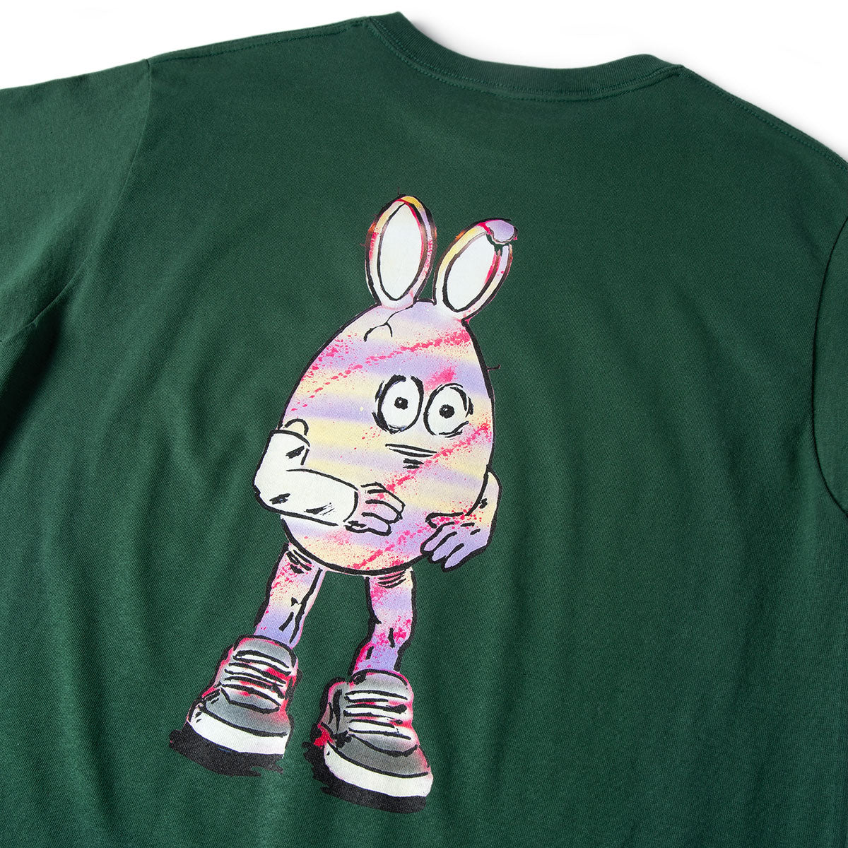 CCS Live x Heroin 420 Egg T-Shirt - Forest Green - Image 4