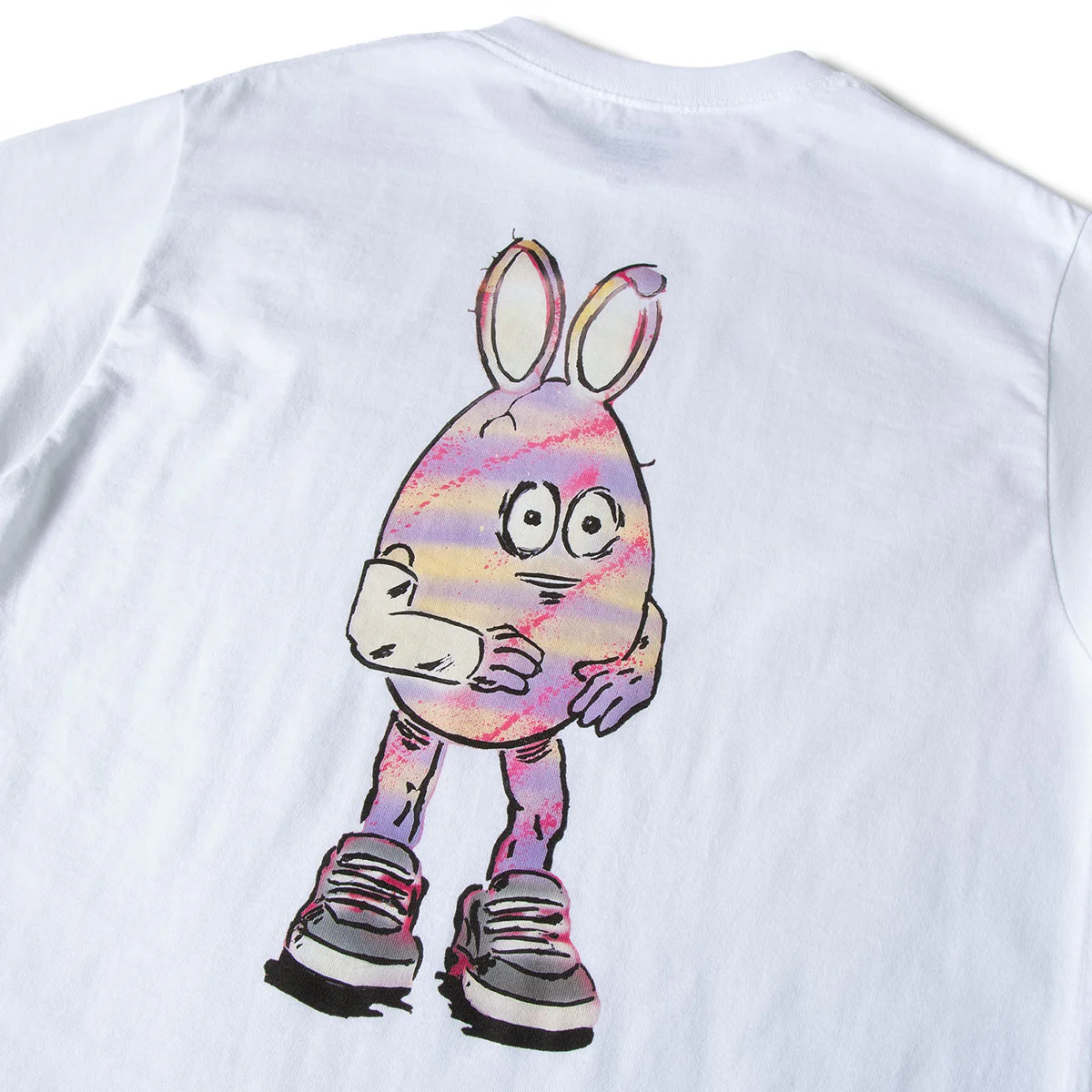 CCS Live x Heroin 420 Egg T-Shirt - White - Image 4